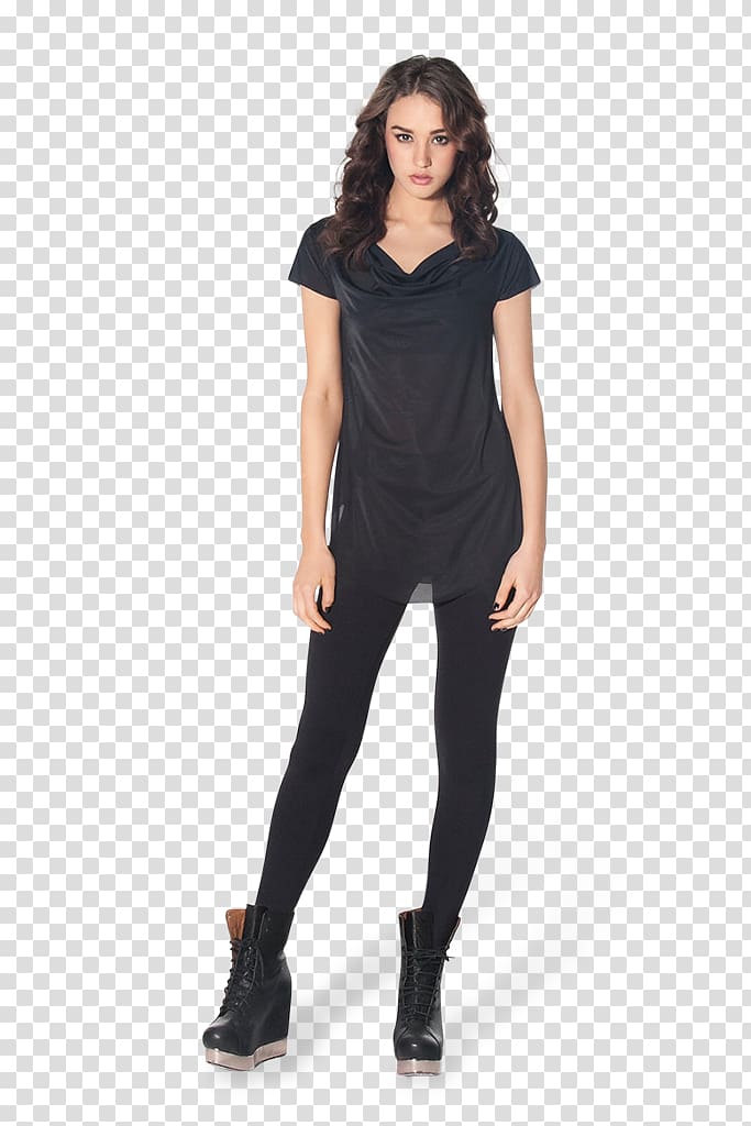 T-shirt Leggings Clothing Gilets Pants, black denim jacket transparent background PNG clipart