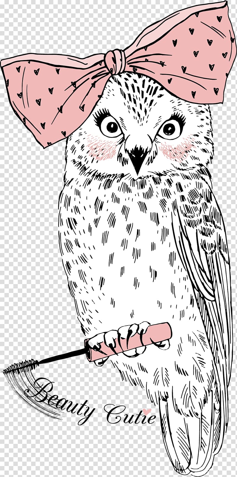 owl with bowtie on head illustration, Owl iPod Touch , Cartoon owl transparent background PNG clipart