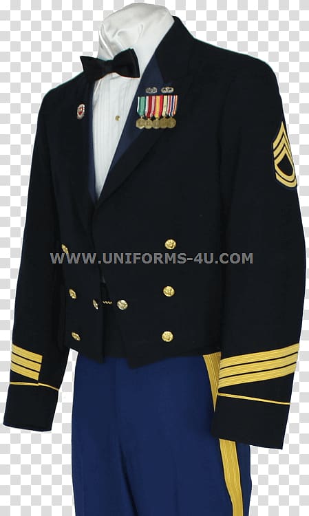 Military uniform Army Service Uniform United States Army Mess dress uniform Army officer, dress blue transparent background PNG clipart