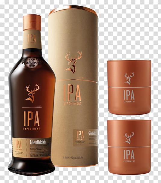 Glenfiddich Single malt whisky India pale ale Single malt Scotch whisky, beer transparent background PNG clipart