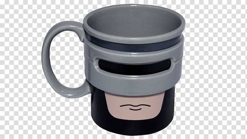 Coffee cup Mug YouTube, robocop transparent background PNG clipart