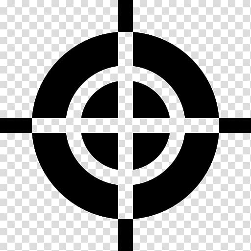Computer Icons Bullseye Shooting target, The Best Sniper transparent background PNG clipart
