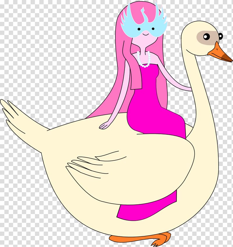 Duck Princess Bubblegum Cygnini Finn the Human The Creeps, duck transparent background PNG clipart