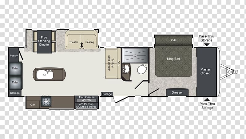 Campervans Caravan Trailer Schwab\'s RV Floor plan, Traveling Plan transparent background PNG clipart