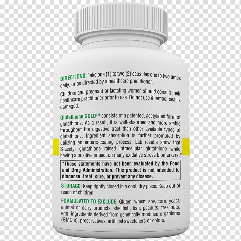 Glutathione Acetyl group Acetylation Enteric coating Capsule, gluta transparent background PNG clipart