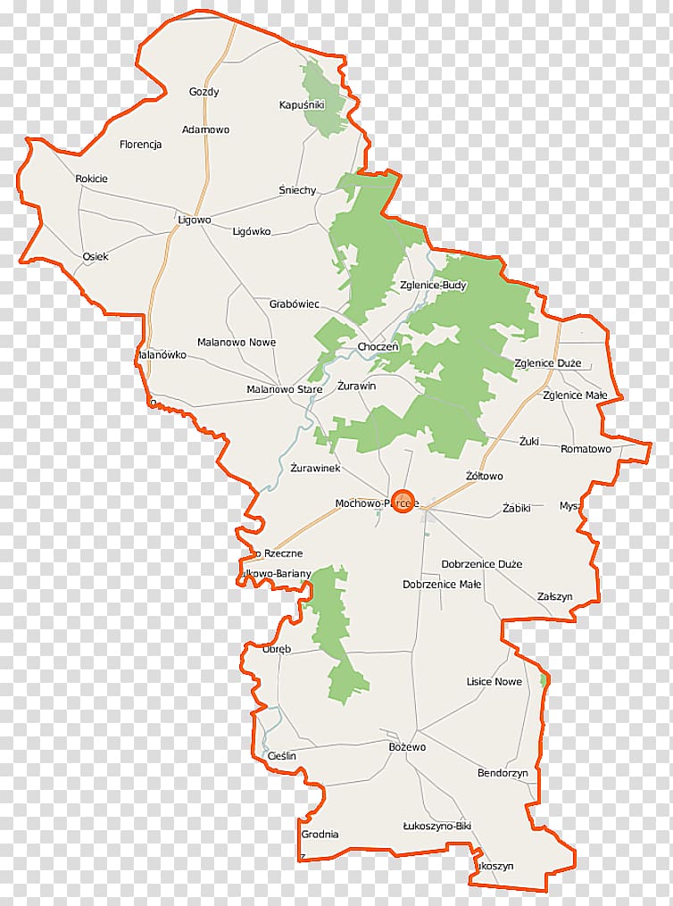Malanowo Nowe Rokicie, Sierpc County Romatowo Gozdy, Masovian Voivodeship Adamowo, Sierpc County, map transparent background PNG clipart