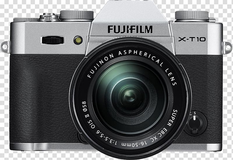 Fujifilm X-T10 Fujifilm X10 富士, Camera transparent background PNG clipart