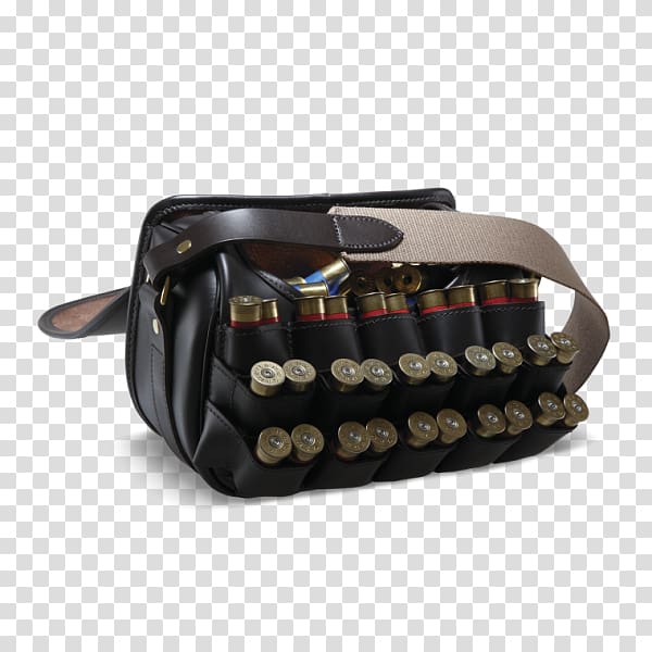 Croots Leather Cartridge Bag Firearm, bag transparent background PNG clipart
