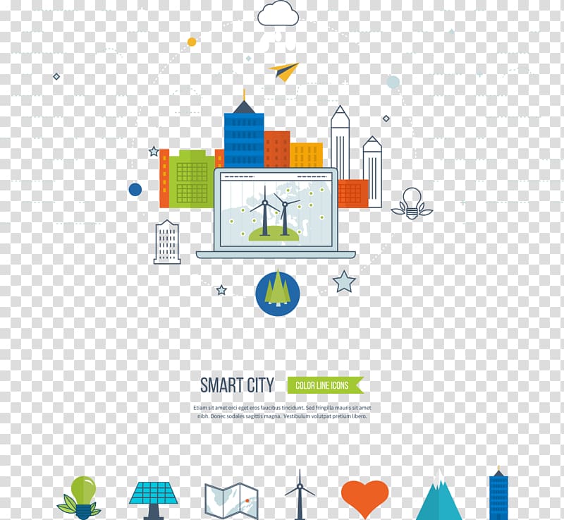 Euclidean City Urban planning, cartoon town plan transparent background PNG clipart