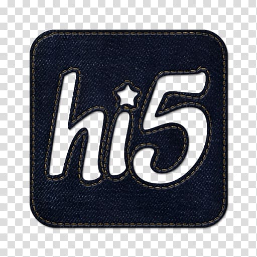 hi5 logo, emblem brand label logo, Hi5 square 2 transparent background PNG clipart