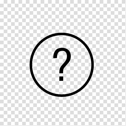 Icon Button Design, Question mark transparent background PNG clipart