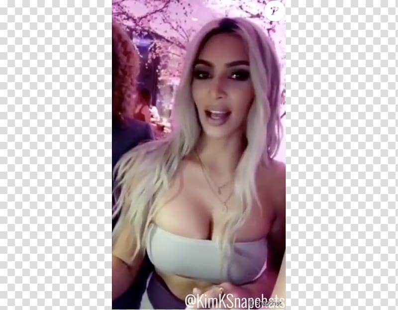 Kim Kardashian Blond Brown hair Black hair Celebrity, kris jenner transparent background PNG clipart