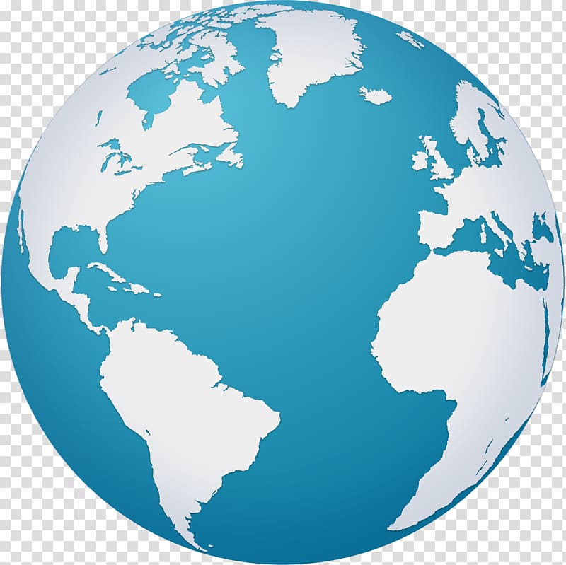 planet earth illustration, Earth Globe World map, hand painted blue earth transparent background PNG clipart