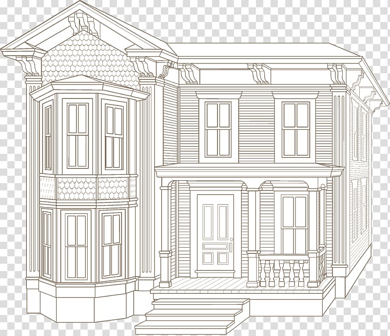 Italianate architecture Facade Building House, building transparent background PNG clipart
