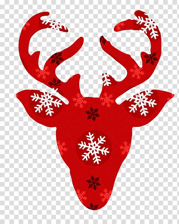 Reindeer Rudolph Silhouette , School Supplies Pattern transparent background PNG clipart