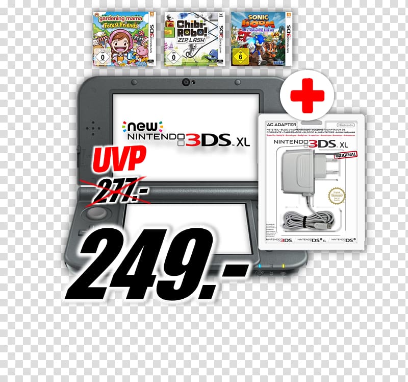 New Nintendo 3DS Nintendogs + Cats AC adapter, nintendo transparent background PNG clipart