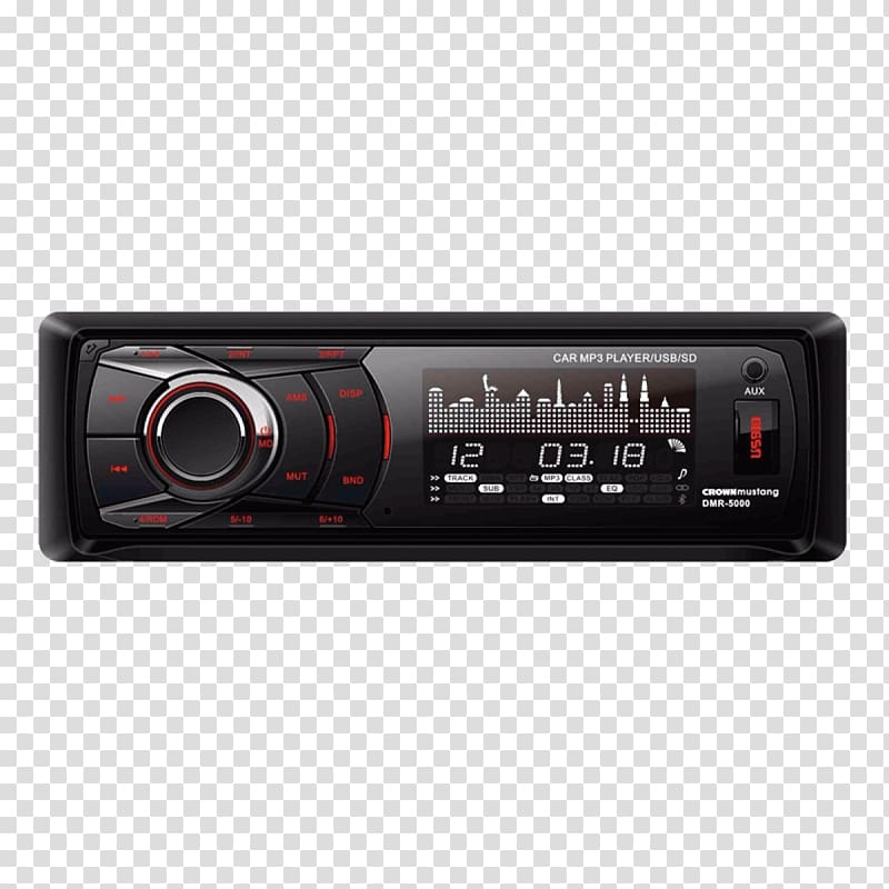 Car Stereophonic sound Radio receiver Vehicle audio Secure Digital, car transparent background PNG clipart