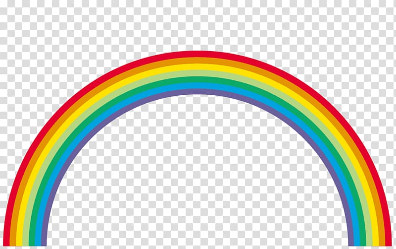 Rainbow Color Visible spectrum, rainbows transparent background PNG clipart