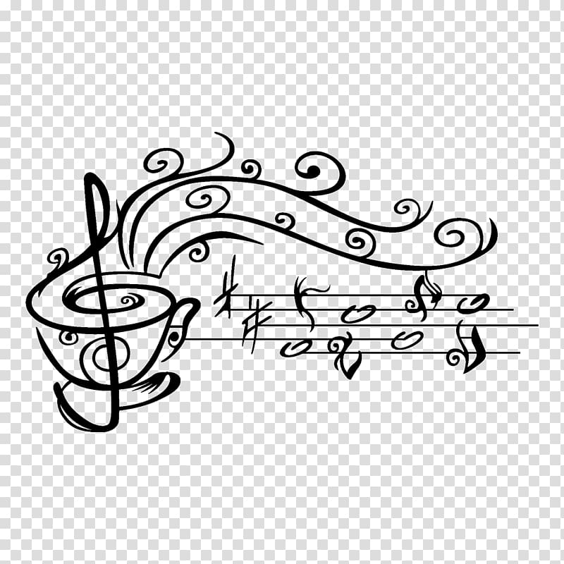 Coffee cup Musical note, Taza de cafe transparent background PNG clipart