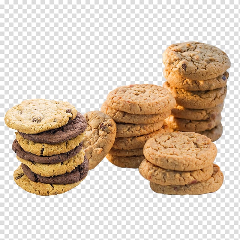 Peanut butter cookie Chocolate chip cookie Oatmeal Raisin Cookies Anzac biscuit, biscuit transparent background PNG clipart