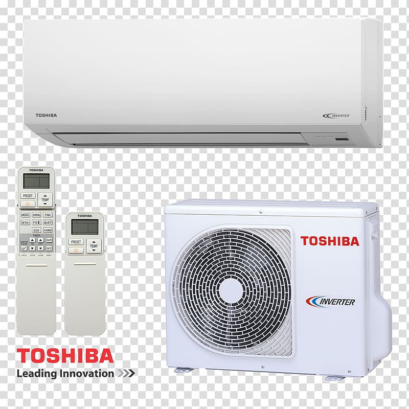Air conditioning Toshiba Air conditioner Sistema split Inverterska klima, others transparent background PNG clipart