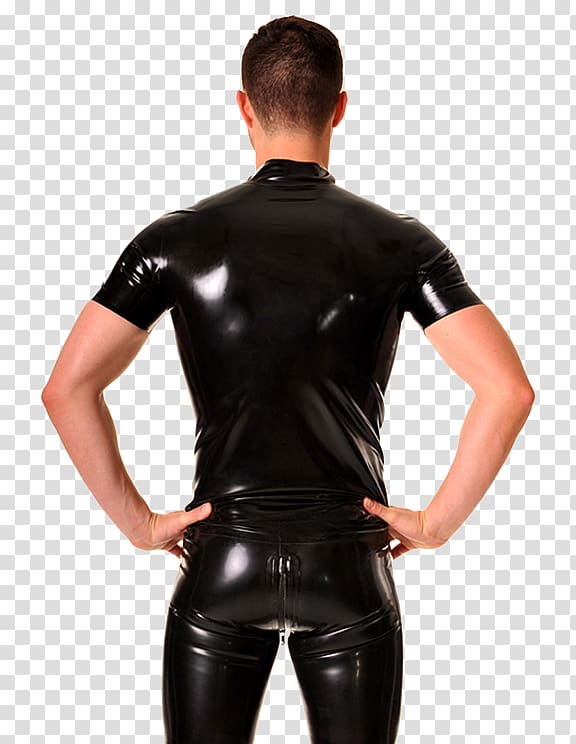 T-shirt Shoulder LaTeX, Men Vest transparent background PNG clipart