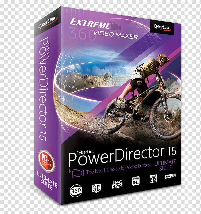 PowerDirector Power Director 14 Ultimate Computer Software Product key CyberLink, others transparent background PNG clipart