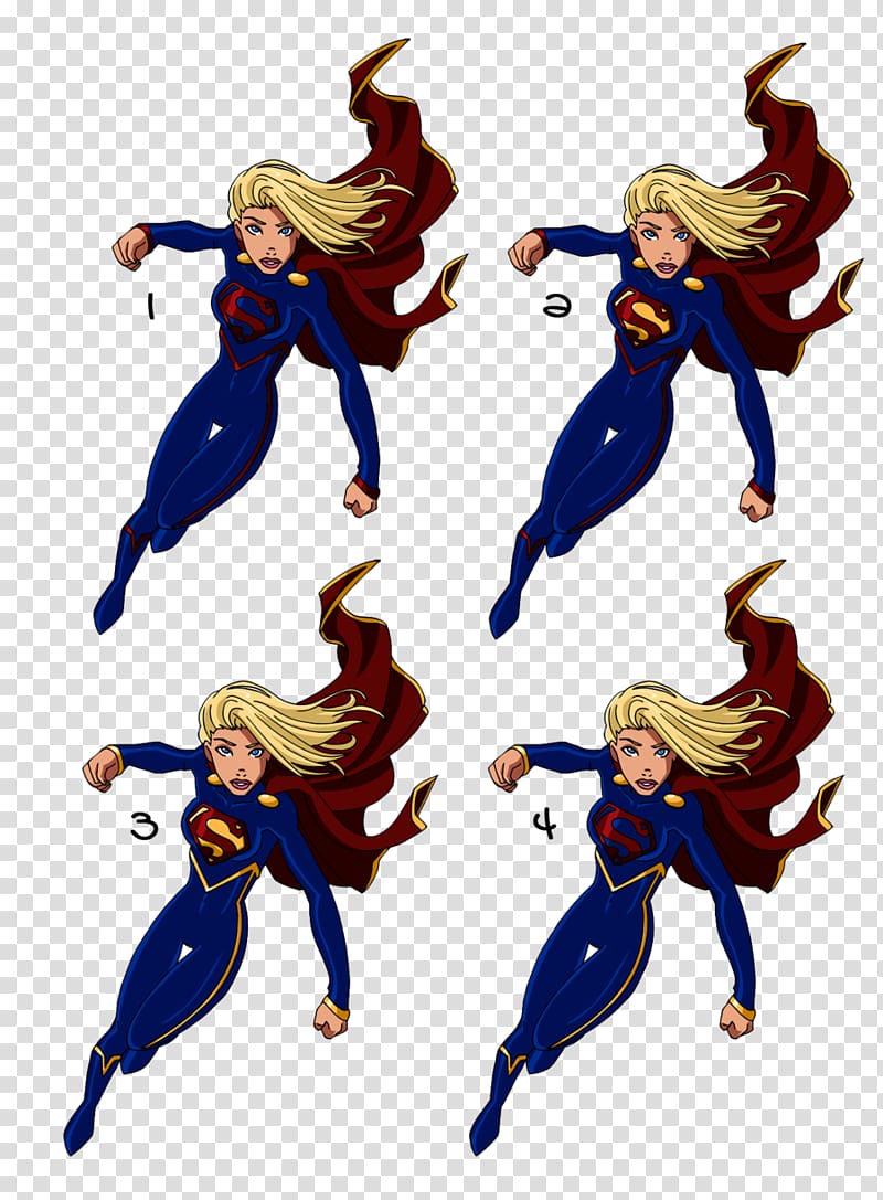 Animated cartoon Superhero Fiction, Superwoman transparent background PNG clipart
