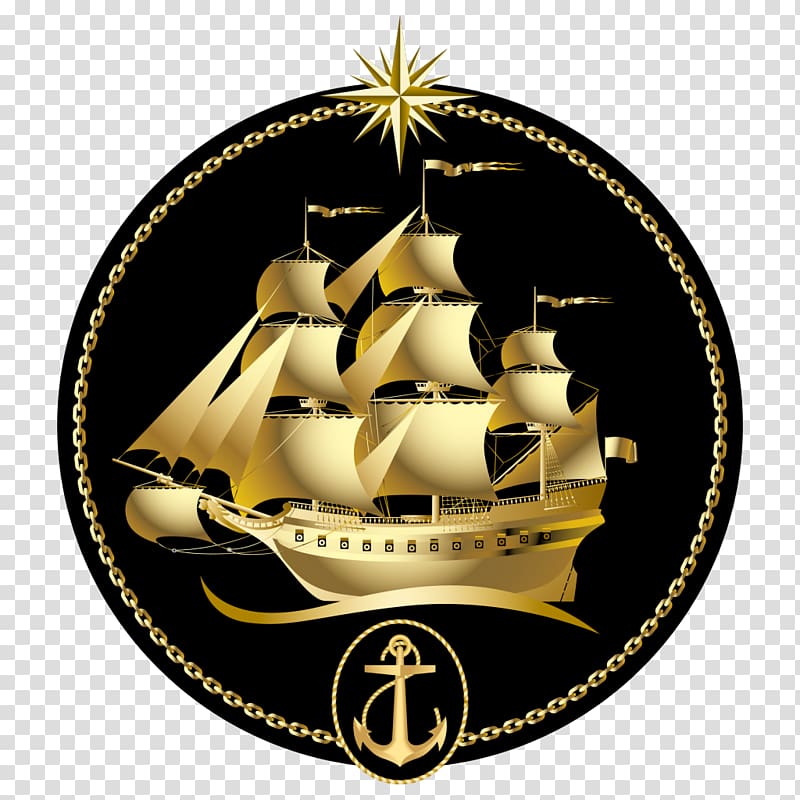Sailing ship , anchor transparent background PNG clipart