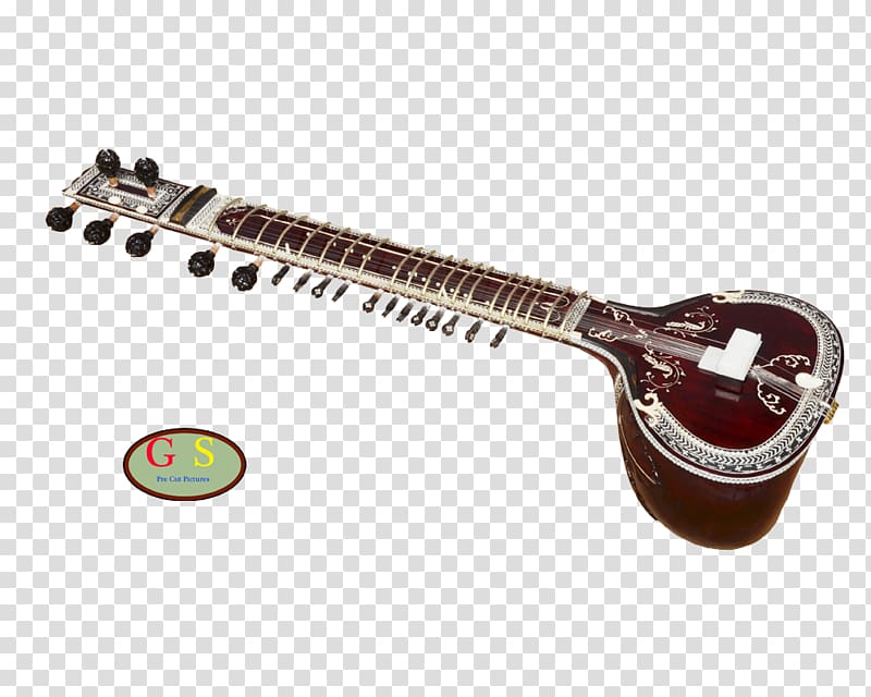 Music of India Sitar Indian classical music Musical Instruments, Sitar transparent background PNG clipart