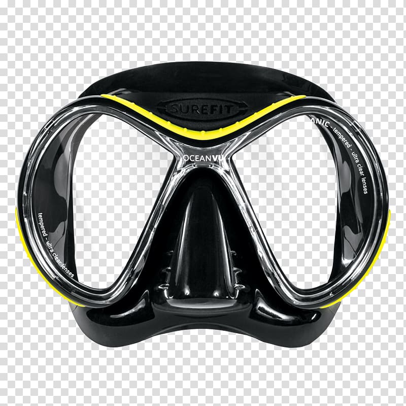 Diving & Snorkeling Masks Oceanic Underwater diving Spearfishing Scuba diving, Fishing transparent background PNG clipart