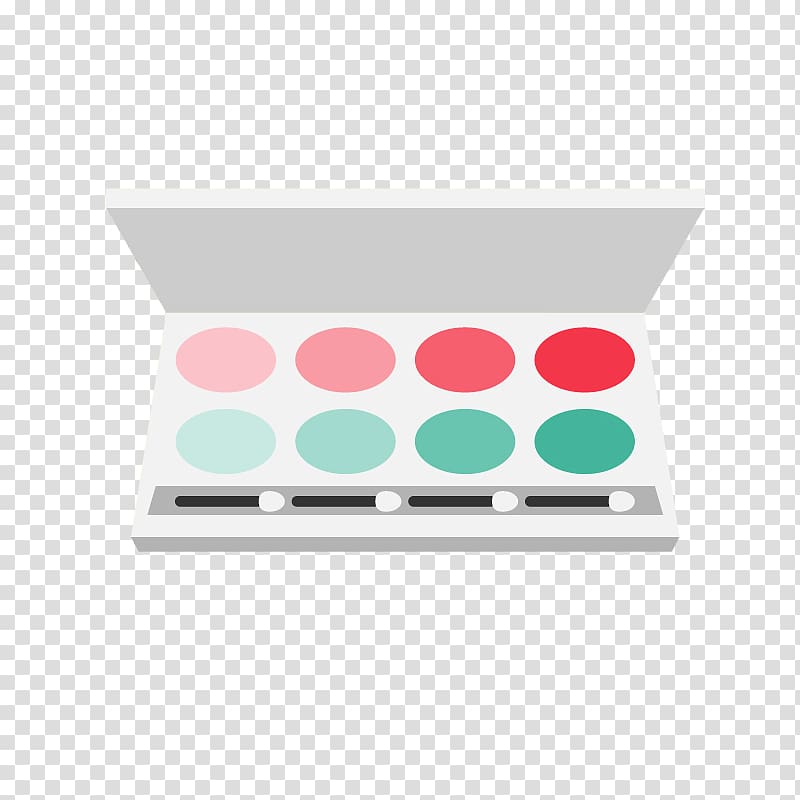 Make-up Adobe Illustrator, Free color eye shadow to pull the material transparent background PNG clipart