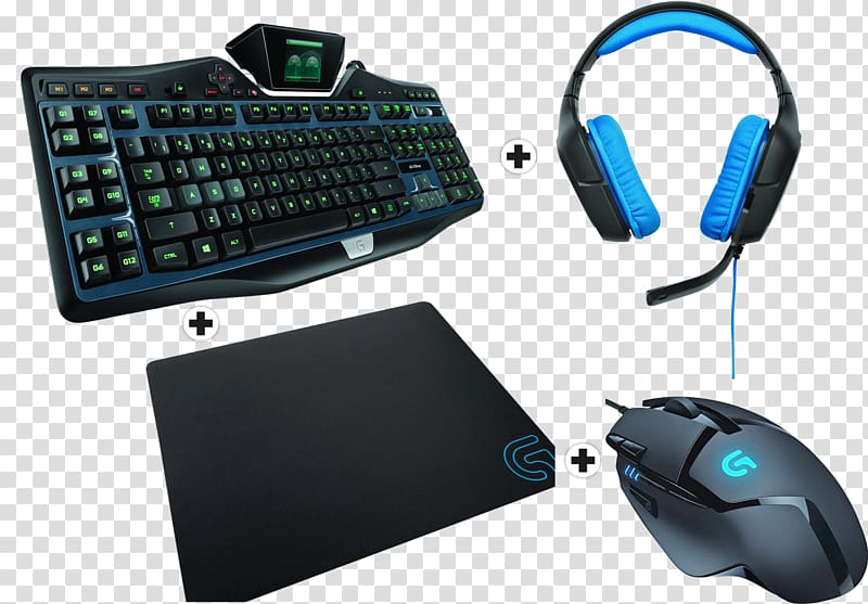 Computer keyboard Computer mouse Gaming keypad Logitech G19, Computer Mouse transparent background PNG clipart