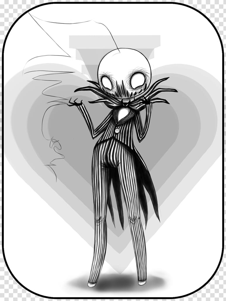 Jack Skellington Art YouTube Drawing Sketch, youtube transparent background PNG clipart