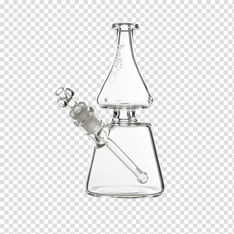 Bong Beaker Glass Smoking pipe Laboratory, glass transparent background PNG clipart