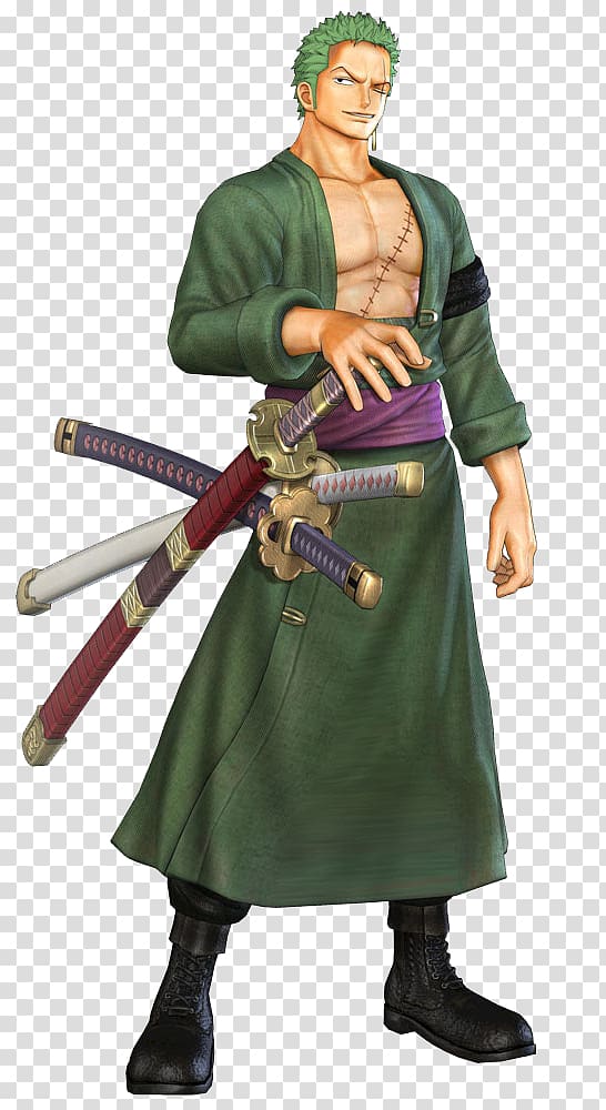 One Piece Roronoa Zoro , One Piece: Pirate Warriors 2 Roronoa Zoro One Piece: Pirate Warriors 3 Monkey D. Luffy, One Piece Zoro transparent background PNG clipart
