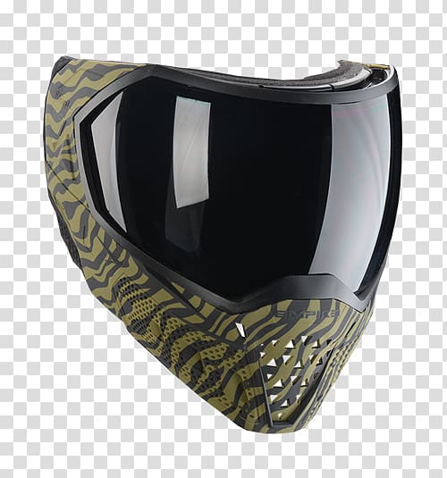 Paintball equipment Mask Tigerstripe Goggles, mask transparent background PNG clipart