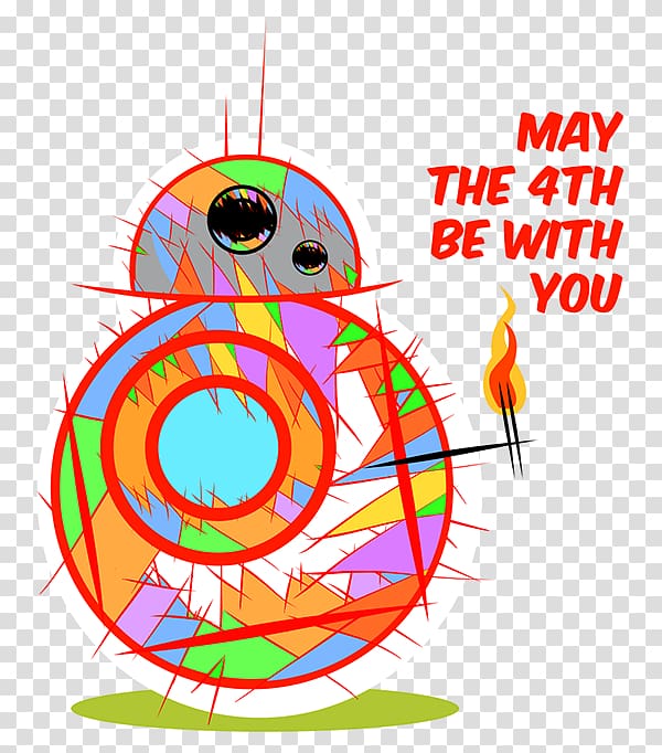 BB-8 Star Wars Day Graphic design , may fourth youth day transparent background PNG clipart