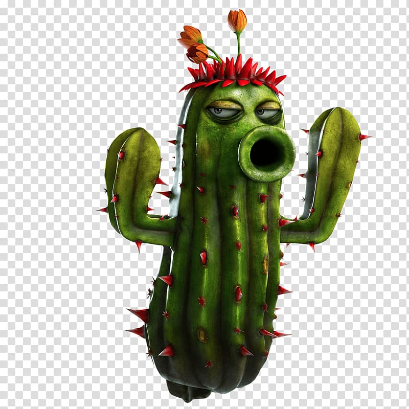 Plants vs. Zombies: Garden Warfare 2 Plants vs. Zombies 2: It\'s About Time Video game, cactus cartoon transparent background PNG clipart