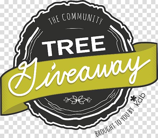 Logo Tree Label Keep Denton Beautiful, give away transparent background PNG clipart