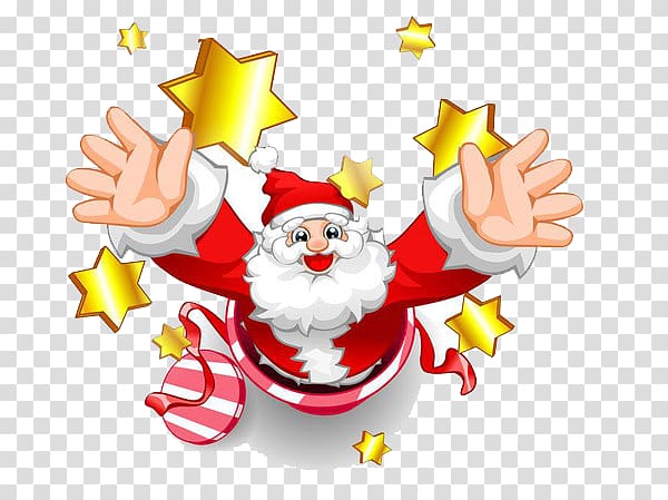 Paper Santa Claus Gift Christmas Alibaba Group, Creative Christmas transparent background PNG clipart