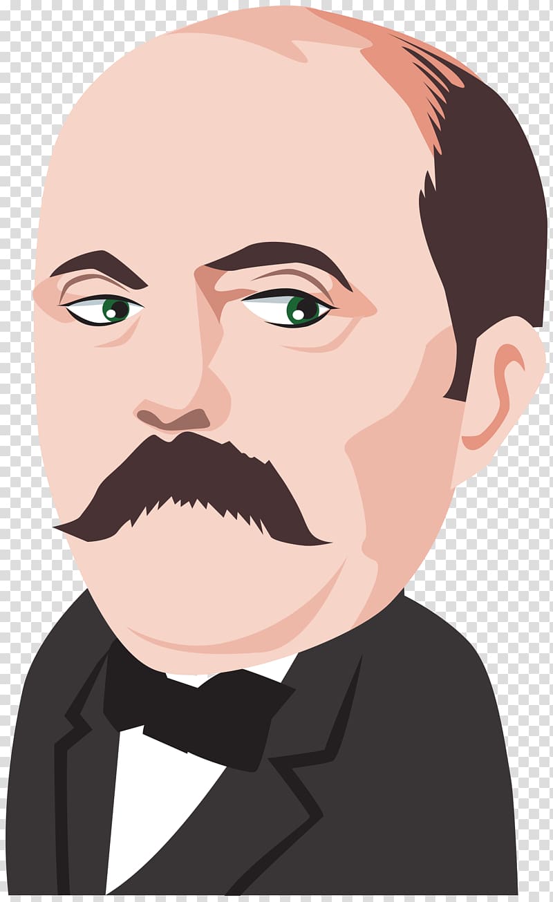 Portrait of Otto von Bismarck Moustache , moustache transparent background PNG clipart