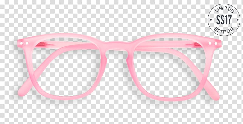 Goggles Sunglasses IZIPIZI Pink, glasses transparent background PNG clipart