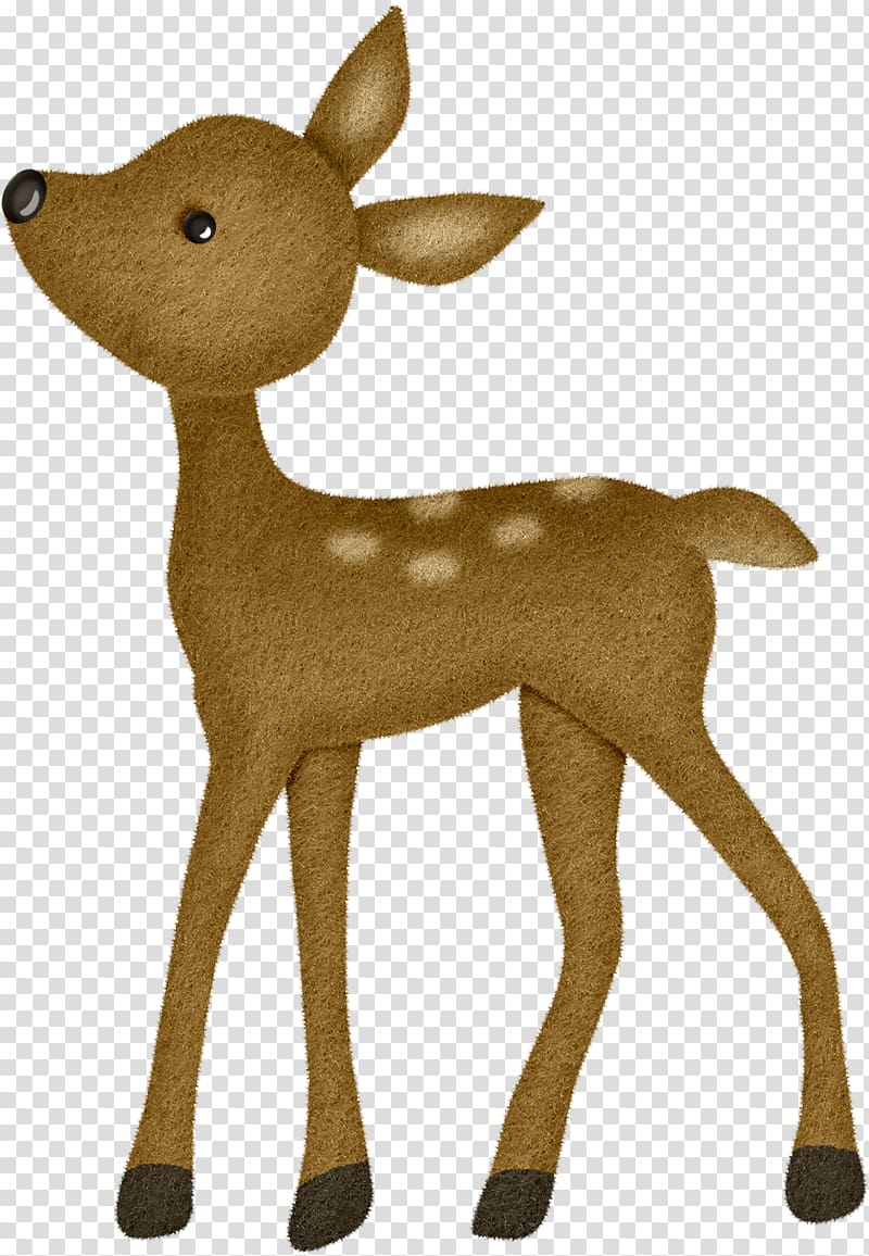 Reindeer Tiger Elk, Brown cute deer transparent background PNG clipart