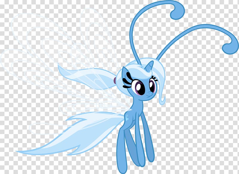 My Little Pony Rainbow Dash Twilight Sparkle Butterfly, blue pony transparent background PNG clipart