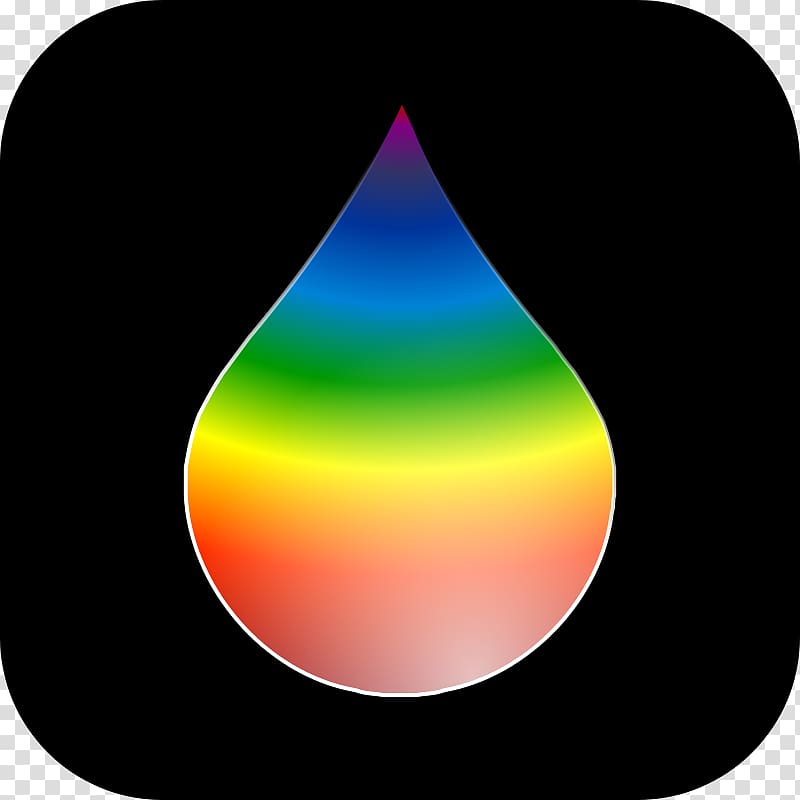 Rainbow Drop , Rain Drop Outline transparent background PNG clipart