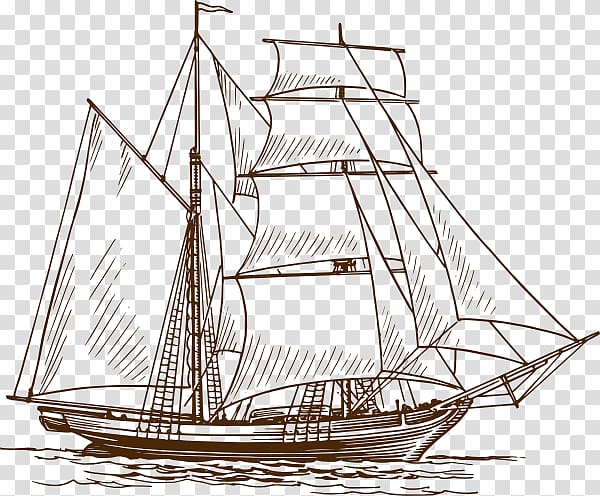 Drawing Boat Sailing ship , Sailing Adventure transparent background PNG clipart