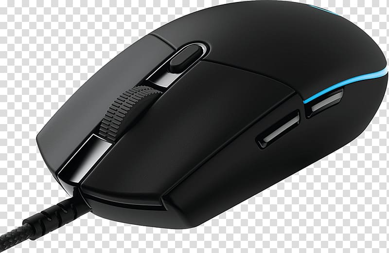 Computer mouse Computer keyboard Logitech G305 12000 DPI Wireless Optical Gaming Mouse, Black, Computer Mouse transparent background PNG clipart