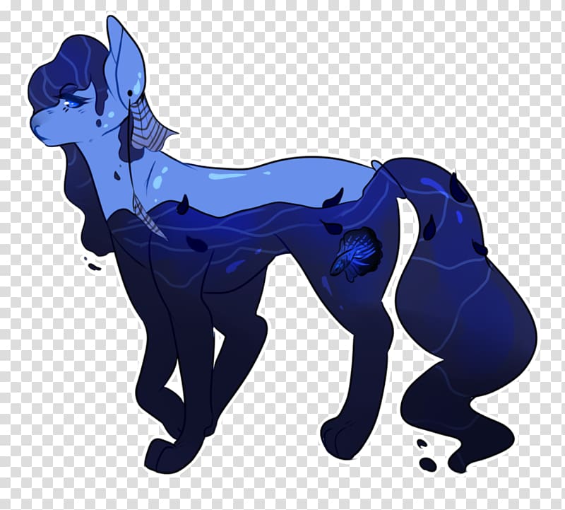 Dog Mustang Pony Cobalt blue, starry bottle transparent background PNG clipart