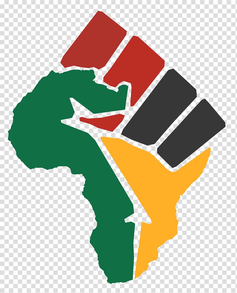 red, black, green, and yellow logo, Black Power Raised fist Black Panther Party African American, Africa transparent background PNG clipart